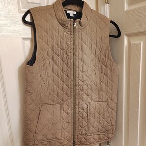 Heritage Quilted Vest in Tan